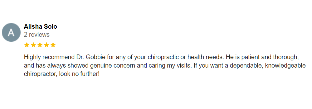 Chiropractic Pleasant Hills PA Testimonial